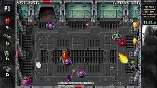 Xeno Crisis (PS4, Hard) Infinite Mode 2,680,800pts | IGT: 59:05
