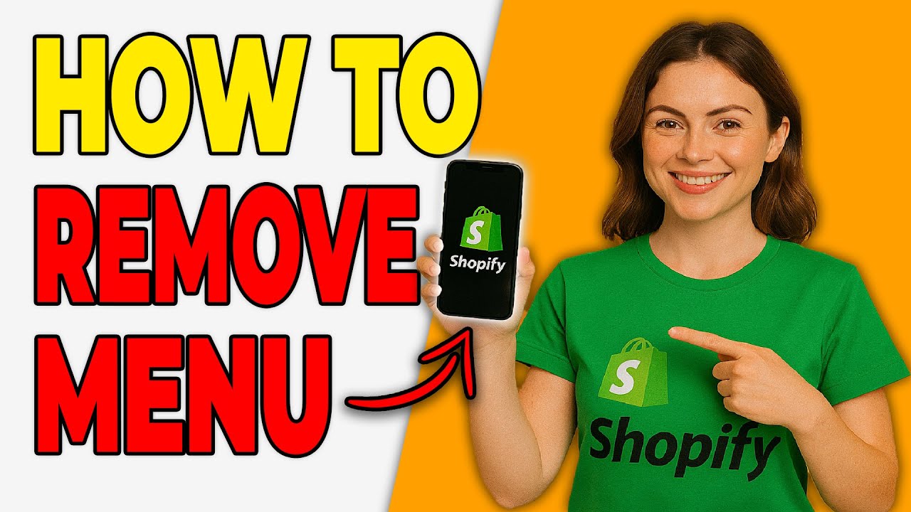 adding and removing menu items when changing orders in... How To Remove Menu Items In Shopify (Quick Fix) - YouTube
