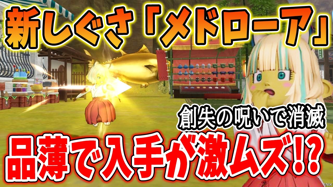 ドラクエ10 新しぐさ「メドローア」を入手してみた！全国からVジャンプが創失の呪いにより消滅か！