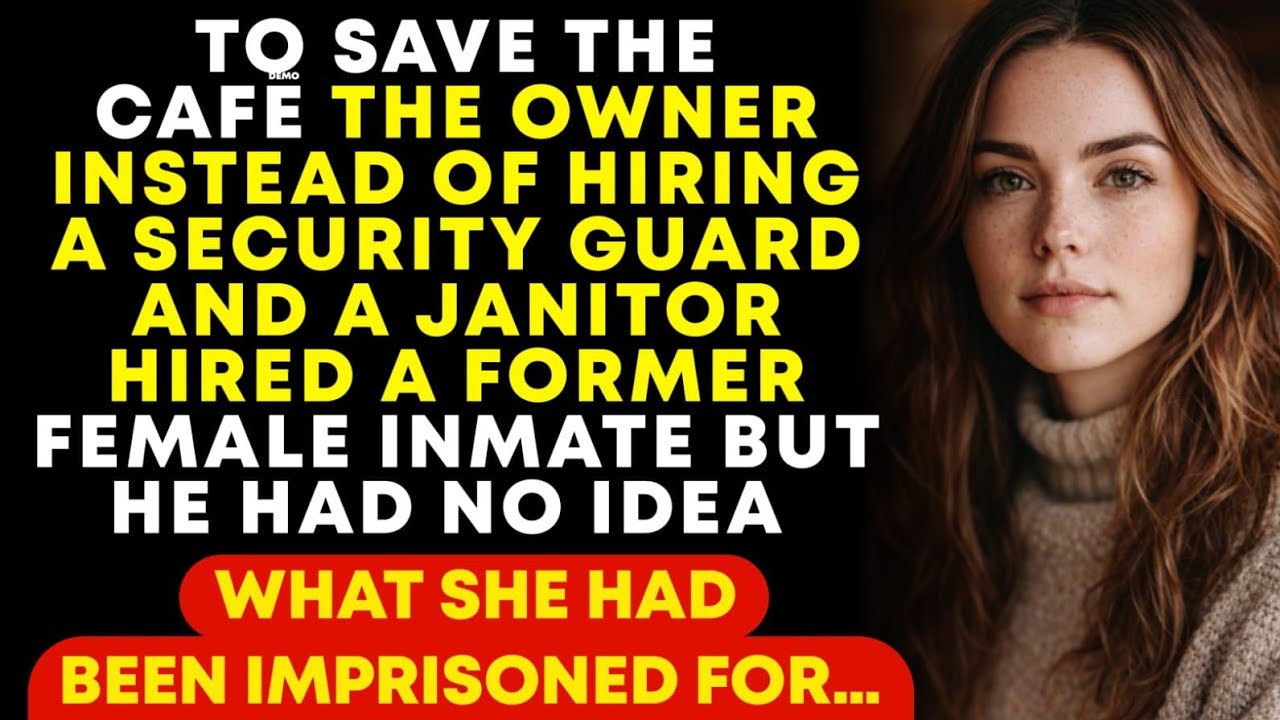 To save the cafe the owner instead of hiring a security guard and a janitor hired a former …
