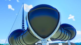 +500ft Sphere Water Slide | Planet Coaster 2