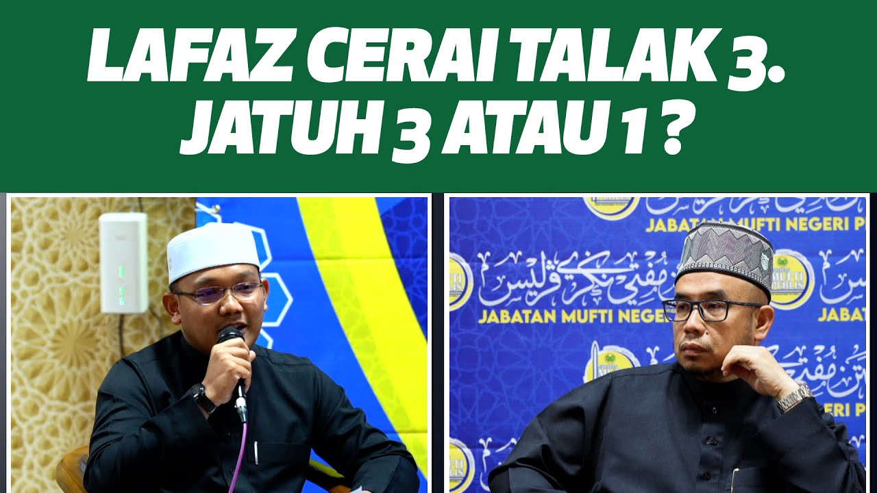 Prof Dr MAZA - Lafaz Cerai Talak 3. Jatuh 3 Atau 1?
