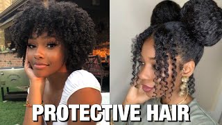 ‼️❤️PROTECTIVE STYLING ON NAUTAL HAIR | Natural Hairstyles 2k29