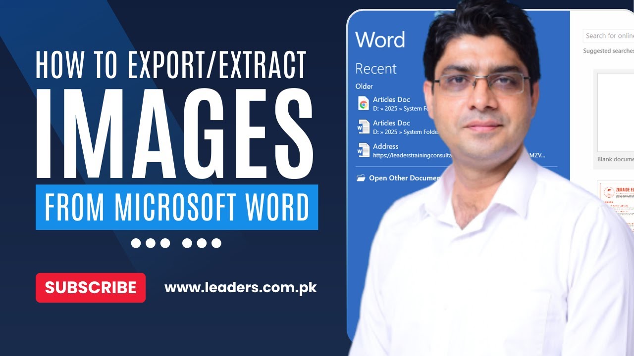 How to Export Images from a Microsoft Word Document