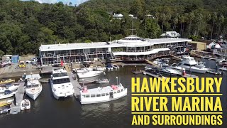 Hawkesbury River Marina at brooklyn near dangar Island and Little Wobby