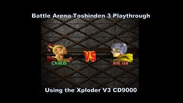 Battle Arena Toshinden 3 Chaos Playthrough using the Xploder V3 CD9000 for Ps1 :D #Playstation #Sony