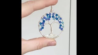 Crystal Tree Pendant #crystaltree #treejewellery #handmadetree #treependant #jewellery #wirework