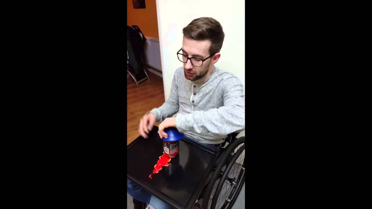 Stroke Survivor Tries Out One Handed Jar Opener - Stroke Survivor Gadget  Review #2 