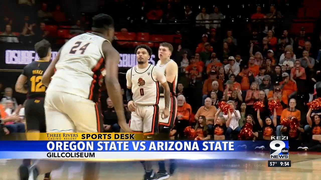 Oregon State Men’s Basketball vs. Arizona State – 1/27 highlights - YouTube