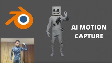 Blender (Test) - AI Pose Detection using MediaPipe with a Fortnite Character Model
