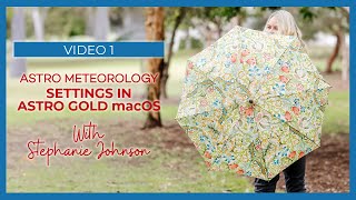 AstroMeteorology Settings in Astro Gold macOS