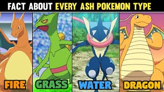Fact About Every Type Of Ash Pokemon | Fact About Every And Pokemon Type | Hindi |