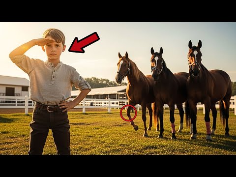 Hacendado Rechaza 3 Caballos Cojos En Subasta, Niño Los Adopta Todos.. Lo Que Hace Cambia Todo