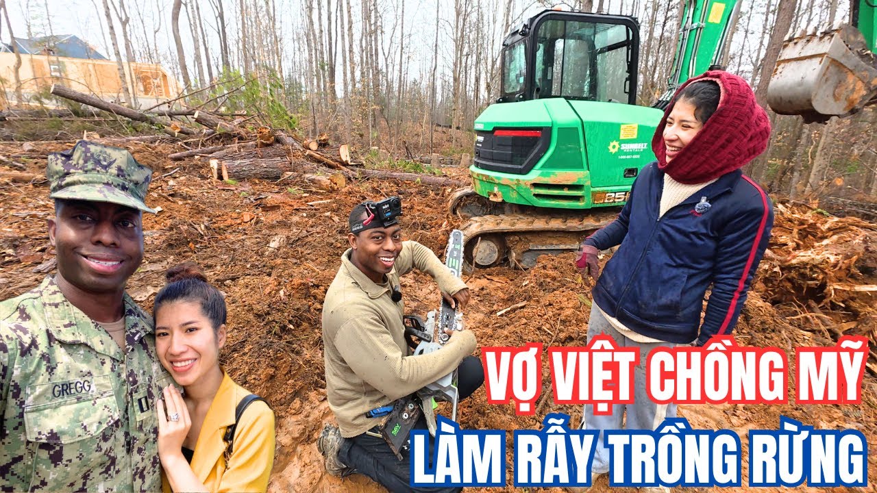 Chồng Mỹ Cưới Được Vợ Việt Giỏi Giang Nên Mới Có Tiền Xây Biệt Thự Triệu Đô Trong Rừng Ở Mỹ 