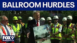 White House ballroom project legal hurdles mount Trump calls opponents disloyal