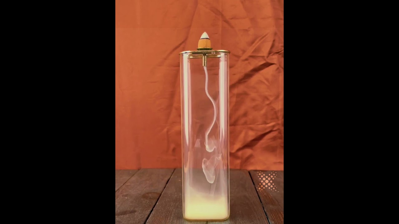 2 in 1 Glass Incense Burner