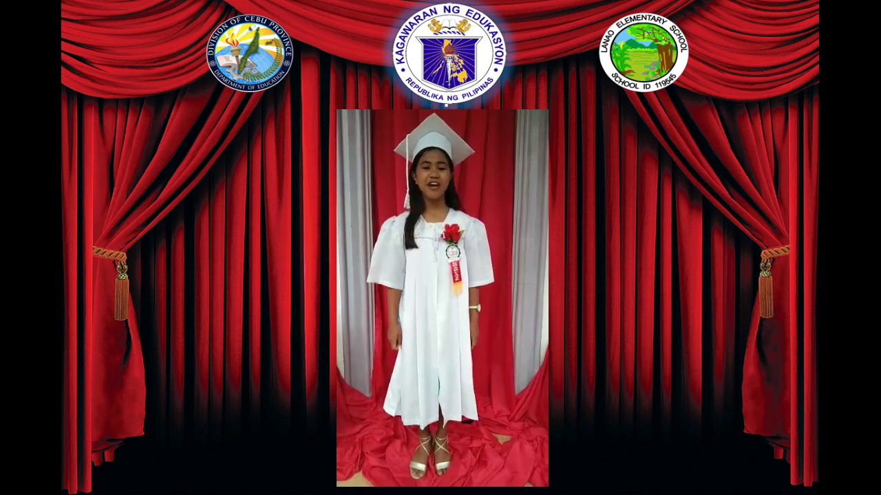 Lanao Elementary School Virtual Moving Up and Graduation Ceremonies 2020