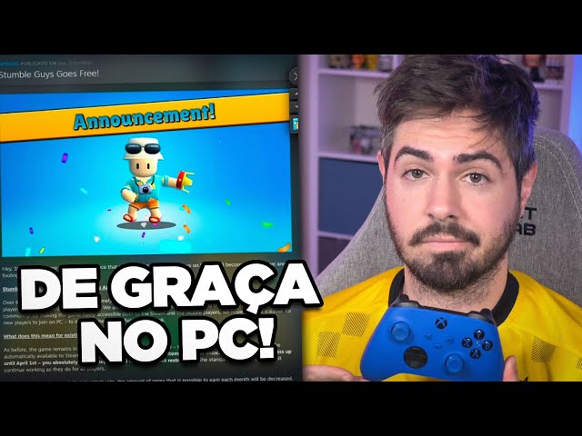 Jogo Grátis: Stumble Guys é liberado de graça no PC via Steam