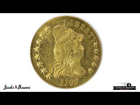 Attractive Mint State 1799 Eagle Offered for Sale in the August 2022 Global Showcase Rarities Sale