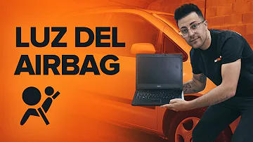 ¿Qué significa que el testigo del airbag se enciende y permanece encendido?