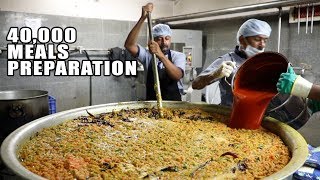 amazing food preparation for 40000 people 5 rs mid day meals in hyderabad