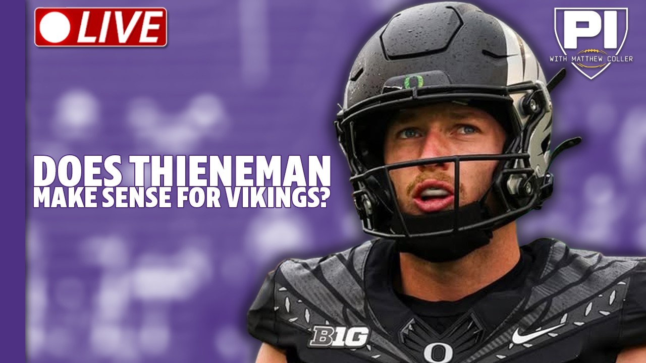 Why is everyone mocking Dillon Thieneman to the Vikings? Why is everyone mocking Dillon Thieneman to the Vikings?
