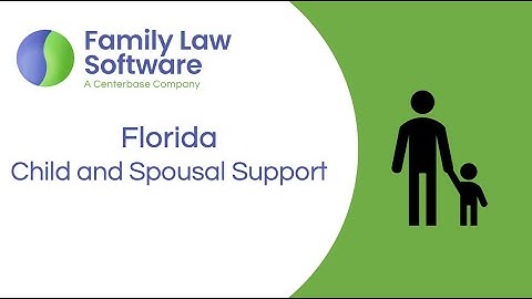 Florida Child Support and Alimony with Family Law Software