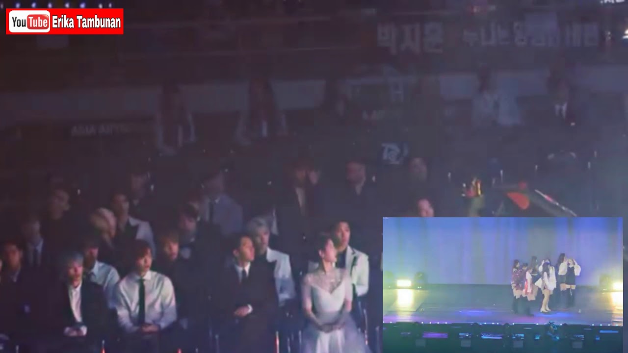 [181128] WANNAONE, IU, IZONE, SF9 REACTION - TWICE 'DANCE THE NIGHT AWAY & 'YES OR YES' (AAA 2018)