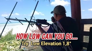 HOW LOW CAN YOU GO..? TRY LOW ELEVATION 1,8° SAT PO-101. FRI, 12 APRIL 2024. STARTED 04.43 UTC.