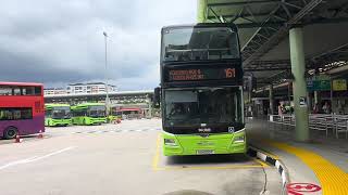 SG6099P SBST MAN A95 E6 on 161 & SG3137H SBST BYD BC12A04 on 112 at Hougang Ctrl