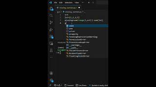Find missing number iin python simple one line #python #coding #programming