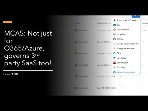 MCAS: Not just for O365/Azure, governs 3rd party apps too!