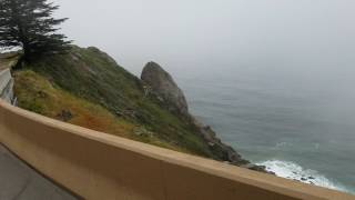 Devil's Slide along Highway 1 near Pacifica, California