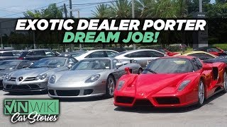 There are lots of cool jobs in the exotic car business but yariel has
been a porter helping out at some amazing supercar dealerships and
learned how to g...