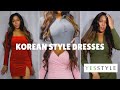 CUTE KOREAN WINTER DRESSES UNDER $25 || TRY ON HAUL FT. YESSTYLE