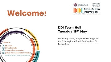DDI Town Hall 18th May | with Andy Nichol, Programme manager ESESCRD