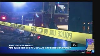 Body found after fire; death ruled homicide