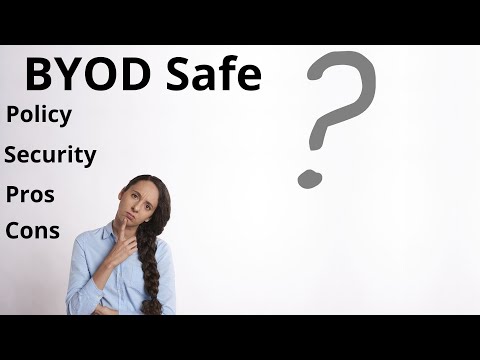 What is BYOD? Is BYOD Risk-Free? Policies, Pros, Cons, Companies,& Applications with subtitles.