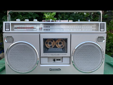 Panasonic RX-CT980 Boombox Vintage - Radio Cassette Fonctionnel - Noir