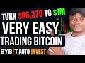 How To Turn $86,370 to $1M in Bitcoin Using Bybit Auto Invest Bot