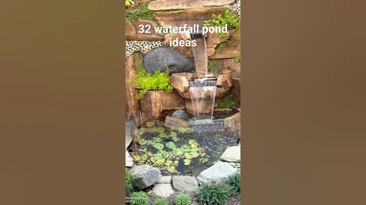 32 ideas for a pond with a waterfall. #plant #interior #design