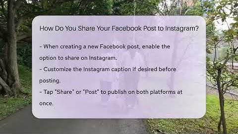 How Do You Share Your Facebook Post to Instagram? - Everyday-Networking
