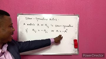 SPECIAL MATRICES// Symmetric, Skew-symmetric, Diagonal, Unity and Null matrices