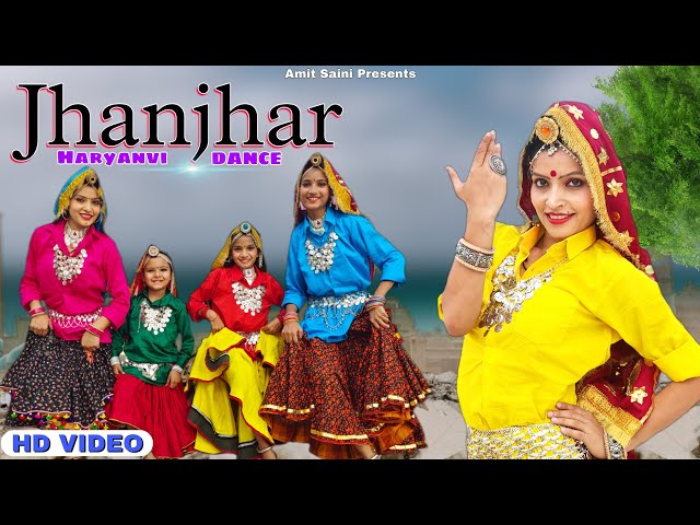 Jhanjhar - Folk Dance Haryanvi | Original Folk Dance | Shalu Kirar and Kafi Kirar | Shalu Kirar class=