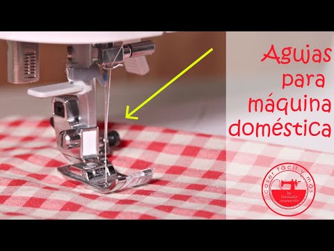 Tipos de agujas para máquinas de coser doméstica