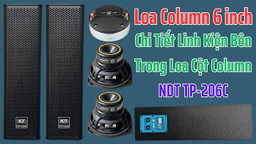 Loa Cột Column NDT TP206C, Bass 16cm GM6 50N