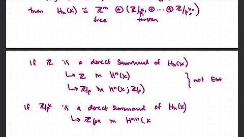 SS 13 - Bockstein spectral sequence 1st application