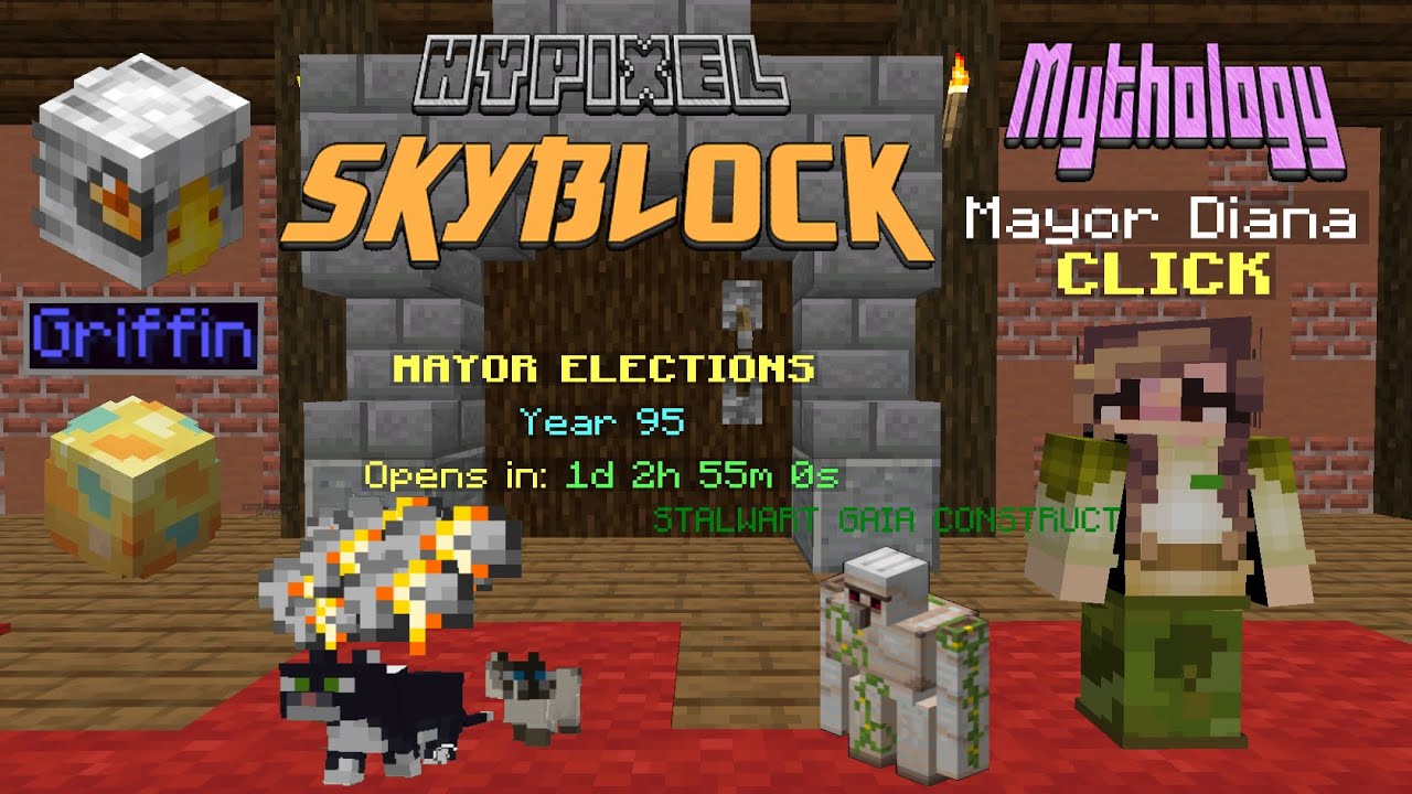 Mythology Event and Rare Griffin (Hypixel Skyblock) YouTube