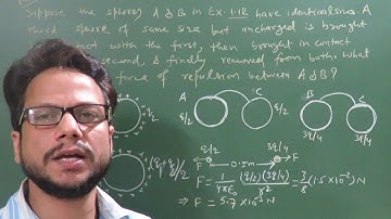 NCERT Solution Class12 : Physics (Electric Charge & Fields 1.11, 1.12 & 1.13 )