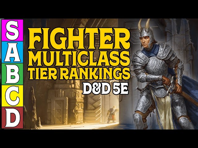 Fighter Multiclass Tier Ranking in D&D 5e class=